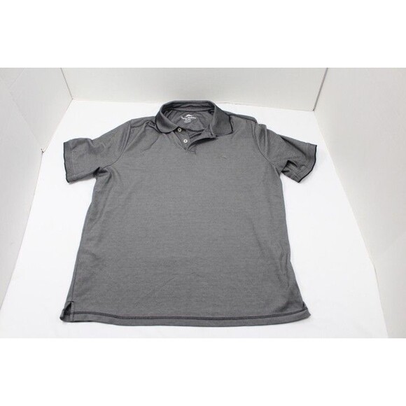 Tommy Bahama Polo Shirt Mens XL Short Sleeve Cool Grey Med Wash Polo Shirt - Picture 1 of 11